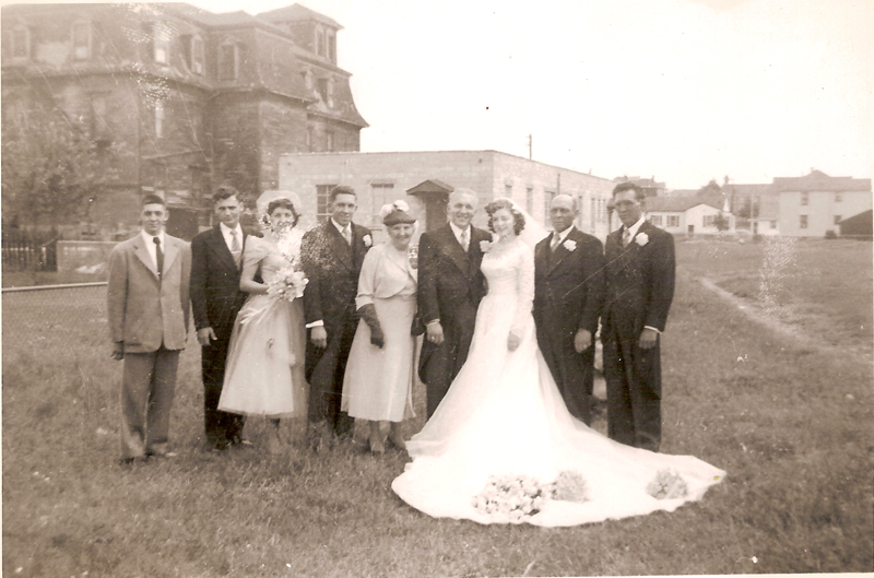 Jean Paul and Doris (Harrison)  Audette wedding 1