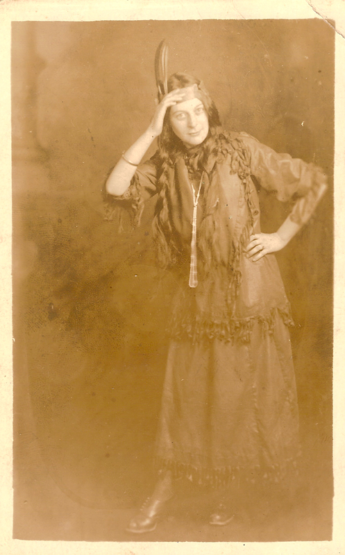 Adeline in Indian costume