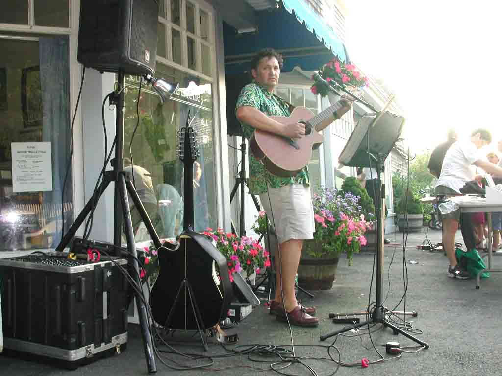 Roger Chartier live gig on Cape Cod - Late 1990's